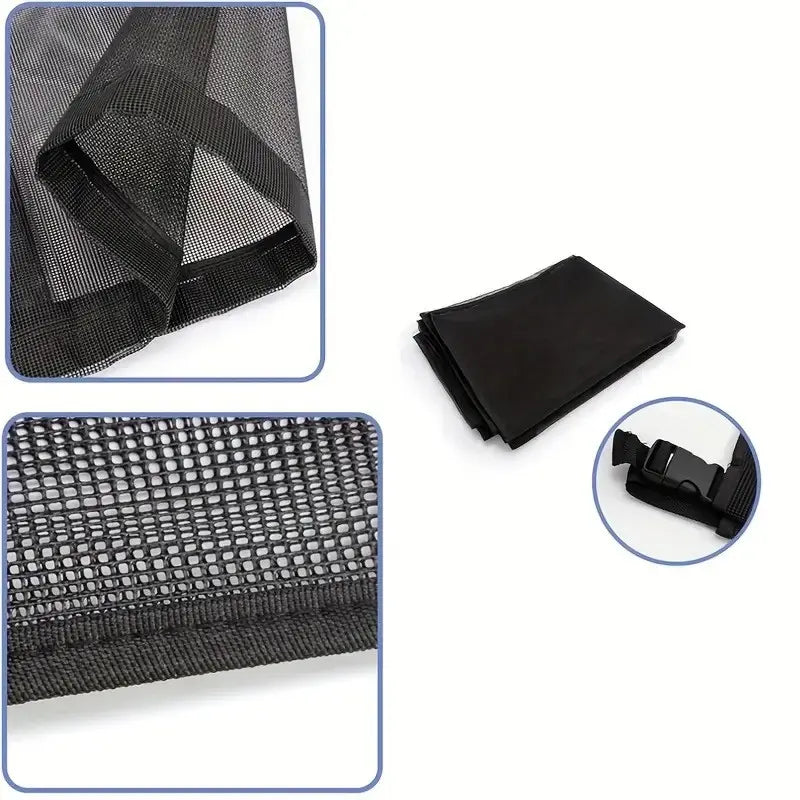 🌬️ Heavy-Duty Full Mesh Air Conditioner Cover, All-Season Outdoor AC Unit Protector, Rainproof Dust Cover
