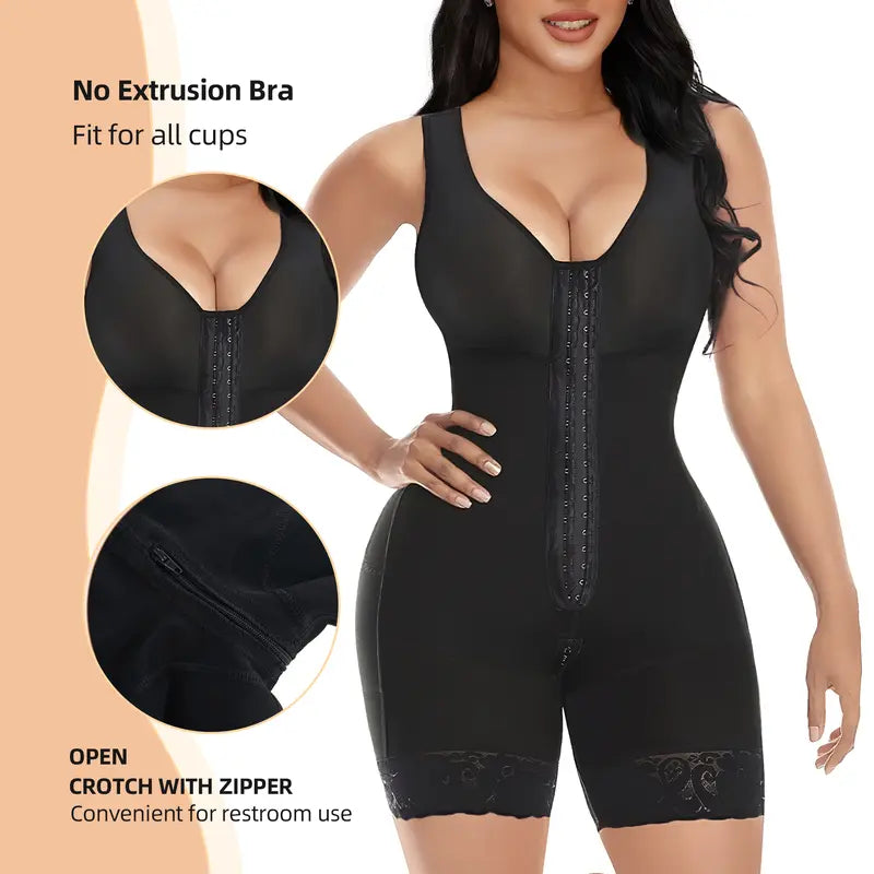 Fajas Colombianas Shapewear | Tummy Control Butt Lifter | Hooks Closure