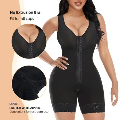 Fajas Colombianas Shapewear | Tummy Control Butt Lifter | Hooks Closure