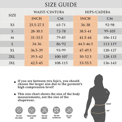 Fajas Colombianas Shapewear | Tummy Control Butt Lifter | Hooks Closure