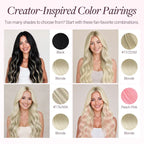 💇‍♀️ EasyFit Remy Human Hair Micro Ring Extensions, 14–24 Inch, 30–100g, Glueless Cold Fusion Straight Hair