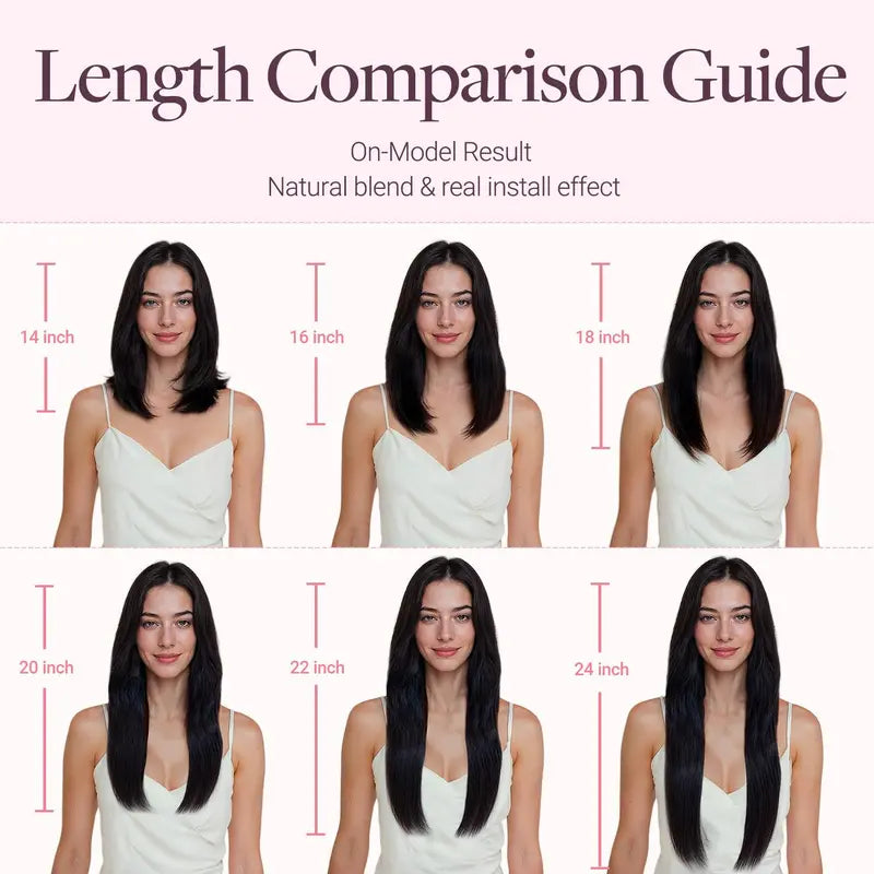 💇‍♀️ EasyFit Remy Human Hair Micro Ring Extensions, 14–24 Inch, 30–100g, Glueless Cold Fusion Straight Hair