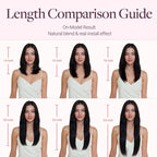 💇‍♀️ EasyFit Remy Human Hair Micro Ring Extensions, 14–24 Inch, 30–100g, Glueless Cold Fusion Straight Hair